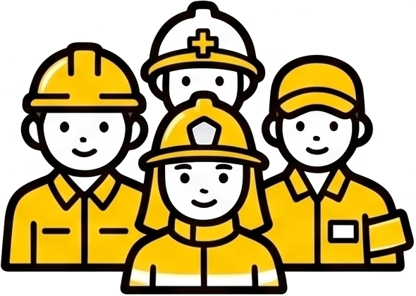 防災に関わるまちの人々